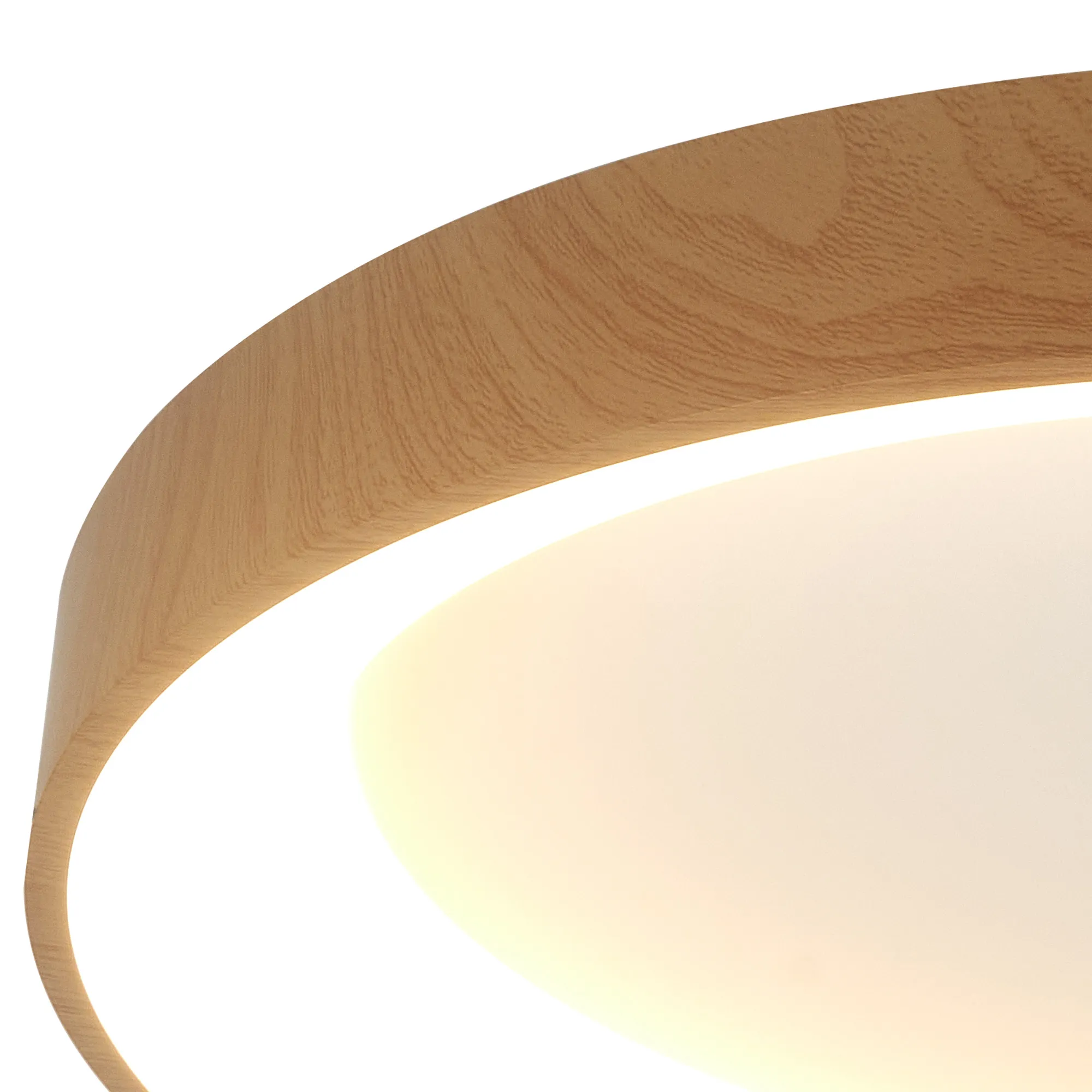 Niseko II Ring Ceiling 50cm 40W LED Wood M8587  Mantra Niseko II Wood